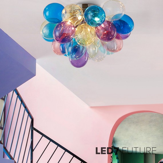 Innerspace - Bubbles Multicolour Chandelier